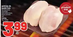 Metro POITRINES DE POULET FRAIS |FRESH CHICKEN BREASTS, BONE-IN offer