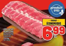 Metro CÔTES DE DOS DE PORC FRAIS | FRESH PORK BACK RIBS offer