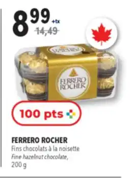 Familiprix FERRERO ROCHER, Fine hazelnut chocolate, 200g offer