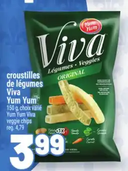 Metro CROUSTILLES DE LÉGUMES VIVA | YUM YUM VIVA VEGGIE CHIPS offer