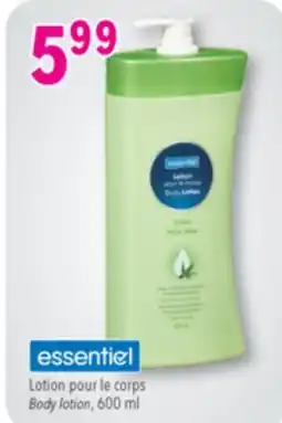 Familiprix ESSENTIEL, Lotion pour le corps, 600ml offer