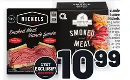 Metro VIANDE FUMÉE NICKELS | NICKELS SMOKED MEAT offer