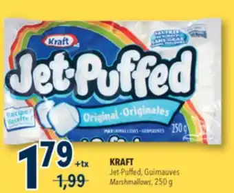Familiprix KRAFT, Jet-Puffed, Marshmallows, 250 g offer