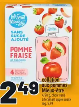 Metro COLLATION AUX POMMES MIEUX‑ÊTRE | LIFE SMART APPLE SNACK offer