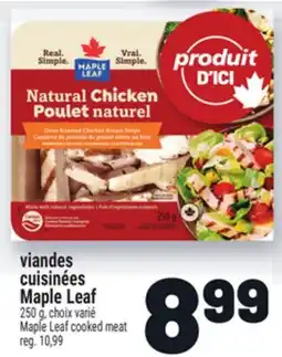 Metro VIANDES CUISINÉES MAPLE LEAF | MAPLE LEAF COOKED MEAT offer