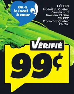 IGA CELERY offer