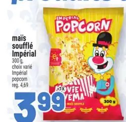 Metro MAÏS SOUFFLÉ IMPÉRIAL | IMPÉRIAL POPCORN offer