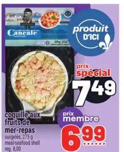Metro COQUILLE AUX FRUITS DE MER-REPAS | MEAL-SEAFOOD SHELL offer