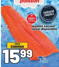 Metro FILETS DE SAUMON ATLANTIQUE FRAIS | FRESH ATLANTIC SALMON FRESH FILLETS offer