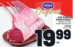 Metro CARRÉ D'AGNEAU FAMILLE FONTAINE | FONTAINE FAMILY LAMB RACK offer