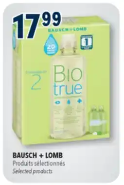 Familiprix BAUSCH + LOMB, Bio true or Renu Fresh, Multi-purpose solution, 2 x 300 ml or 2 x 355 ml offer