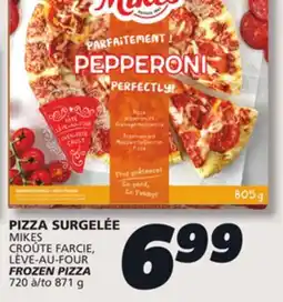 IGA MIKES FROZEN PIZZA offer