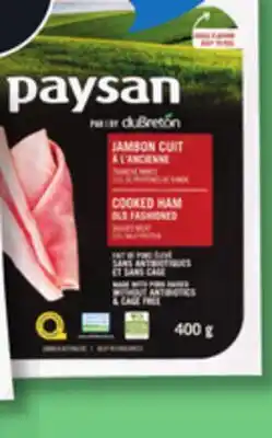 IGA PAYSAN SLICED OR SHAVED DELI MEATS offer