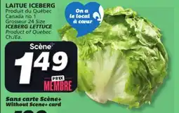 IGA ICEBERG LETTUCE offer