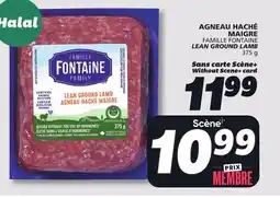 IGA FAMILLE FONTAINE LEAN GROUND LAMB offer