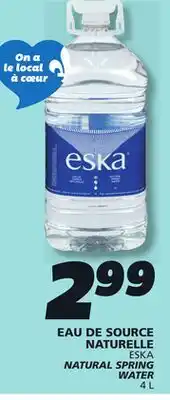 IGA ESKA NATURAL SPRING offer
