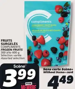 IGA COMPLIMENTS FROZEN FRUITS offer