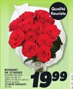 IGA 12-ROSE BOUQUET offer