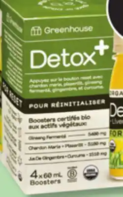 IGA GREENHOUSE ORGANIC JUICE offer