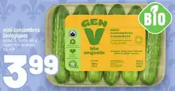 Metro MINI CONCOMBRES BIOLOGIQUES | ORGANIC MINI CUCUMBERS offer