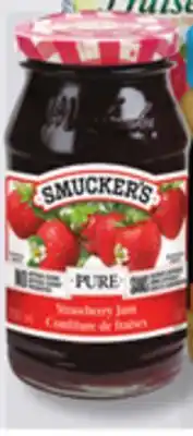 IGA SMUCKER'S PEANUT BUTTER, JAM, JELLY, SPREAD OR MARMELADE offer