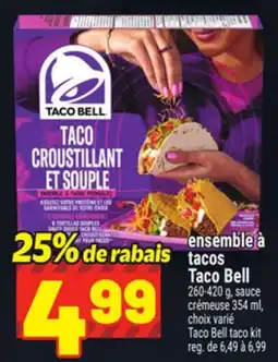 Metro ENSEMBLE À TACO BELL | TACO BELL TACO KIT offer