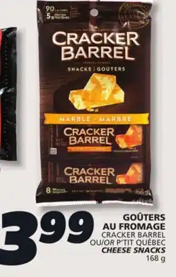 IGA CRACKER BARREL CHEESE SNACKS offer