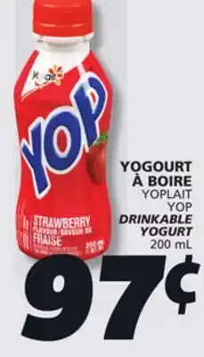 IGA YOPLAIT YOP DRINKABLE YOGURT offer