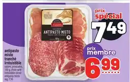 Metro ANTIPASTO MISTO TRANCHÉ IRRÉSISTIBLE | IRRÉSISTIBLE SLICED ANTIPASTO MISTO offer