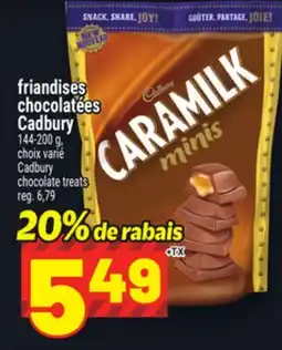 Metro FRIANDISES CHOCOLATÉES CADBURY | CADBURY CHOCOLATE TREATS offer