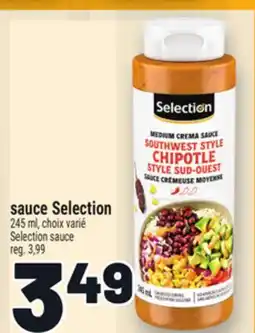 Metro SAUCE SELECTION | SELECTION SAUCE offer