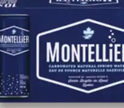 IGA MONTELLIER (10 x 355 mL) CARBONATED NATURAL SPRING WATER offer