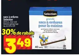 Metro SACS À ORDURES SELECTION | SELECTION GARBAGE BAGS offer
