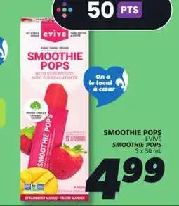 IGA EVIVE SMOOTHIE POPS offer