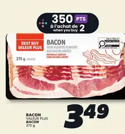 IGA VALEUR PLUS BACON offer