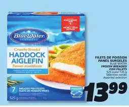 IGA BLUE WATER FROZEN BREADED FISH FILLETS offer