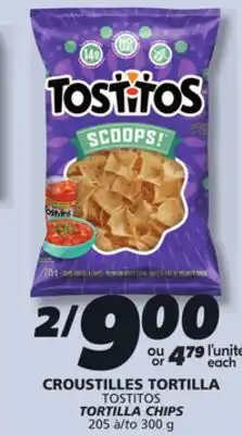 IGA TOSTITOS TORTILLA CHIPS offer