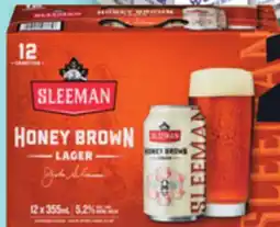 IGA SLEEMAN HONEY BROWN BEER offer