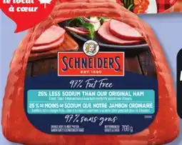 IGA SCHNEIDERS SMOKED HAM offer