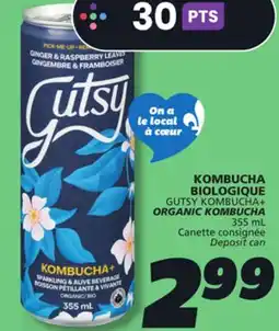 IGA GUTSY KOMBUCHA+ ORGANIC KOMBUCHA offer