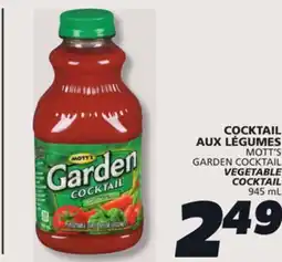 IGA MOTT'S GARDEN COCKTAIL VEGETABLE COCKTAIL offer