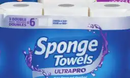 IGA SPONGE TOWELS ULTRA PRO PAPER TOWELS offer