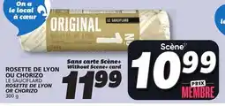 IGA LE SAUCIFLARD ROSETTE DE LYON OR CHORIZO offer