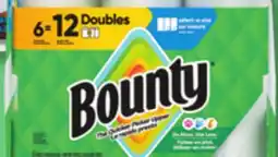 IGA CHARMIN MEGA (12 roul.) OR BOUNTY (6 roul.) BATRHOOM TISSUE OR PAPER TOWELS offer