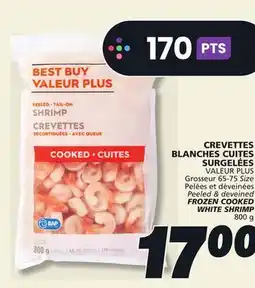 IGA FROZEN COOKED WHITE SHRIMP offer