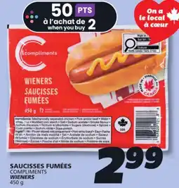 IGA COMPLIMENTS WIENERS offer