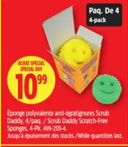 Canadian Tire Scrub Daddy Scratch-Free Sponges, 4-Pk offer