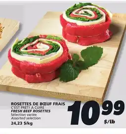 IGA C'EST PRÊT! À CUIRE FRESH BEEF ROSETTES offer