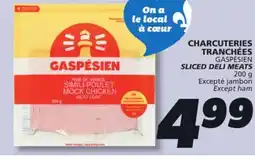 IGA GASPÉSIEN SLICED DELI MEATS offer