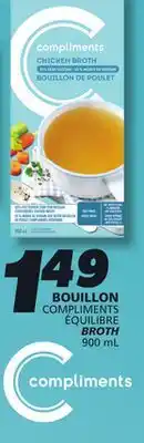 IGA COMPLIMENTS ÉQUILIBRE BROTH offer